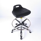 油圧高さの帯電防止ポリウレタン座席が付いている調節可能な旋回装置ESDのクリーンルームの椅子 サプライヤー