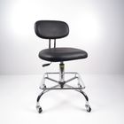 フィートの残りの黒いPU革人間工学的ESDの椅子の仕事のオフィスの伝導性の椅子 サプライヤー
