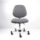 灰色の生地の人間工学的の仕事台は調節可能で大きい背部実験室の椅子の議長を務めます サプライヤー