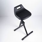 黒いポリウレタン座席立場の腰掛けのヘリンボン固定フィート サポート仕事の椅子 サプライヤー